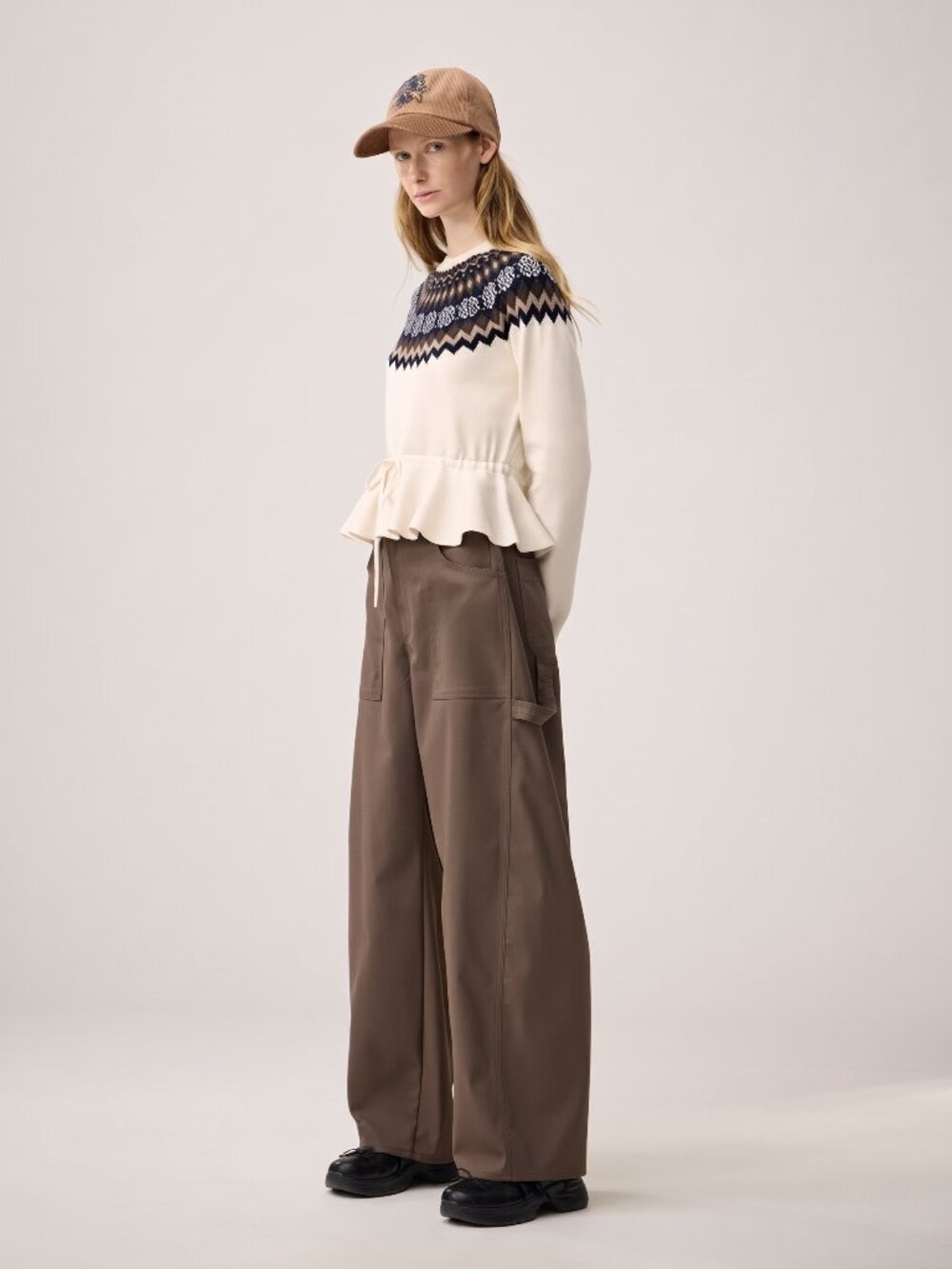GU by UNIQLO Barrel Leg Painter Pants | by rokh